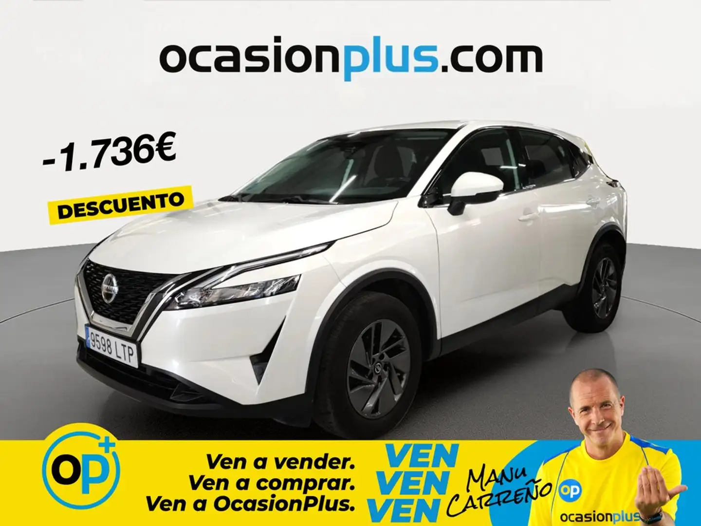 Nissan Qashqai 1.3 DIG-T mHEV 12V Acenta 4x2 Aut. 116kW Blanco - 1