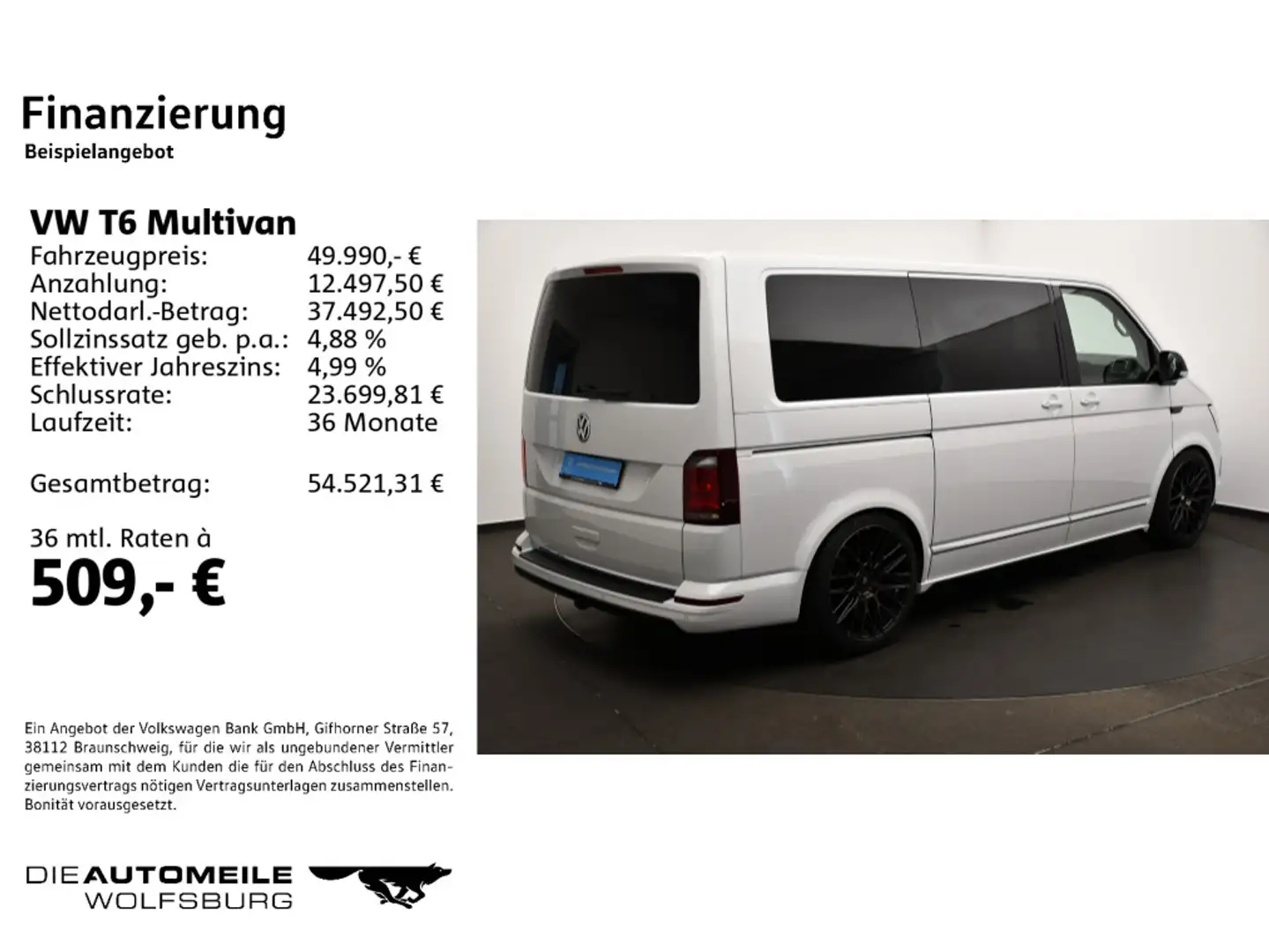 Volkswagen T6 Multivan 2.0 TDI DSG Highline Dynaudio/Leder/ Blanc - 2