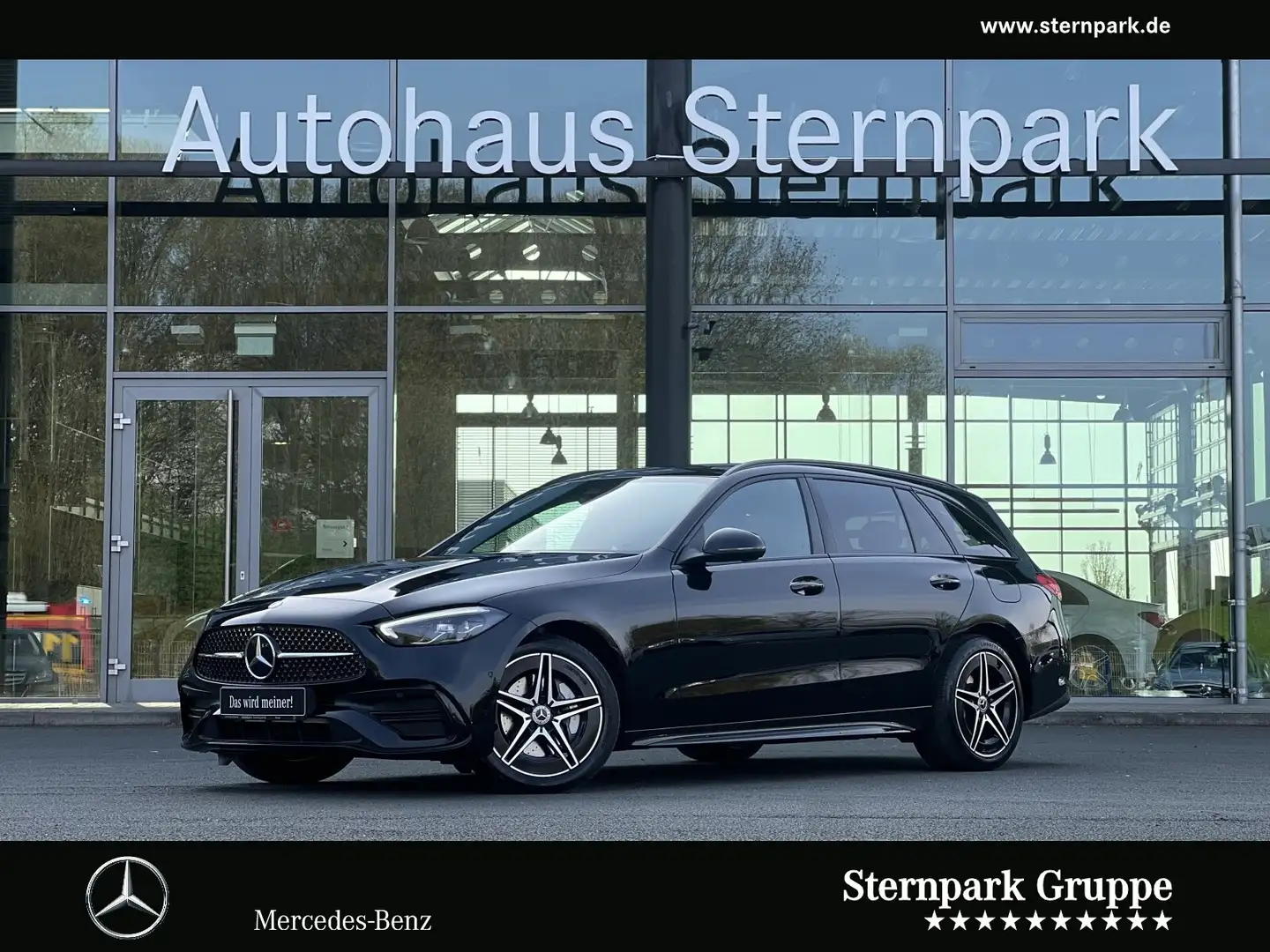Mercedes-Benz C 300 C 300e T AMG AHK/Memory/Pano/LED/Kamera/Soundsys Zwart - 1