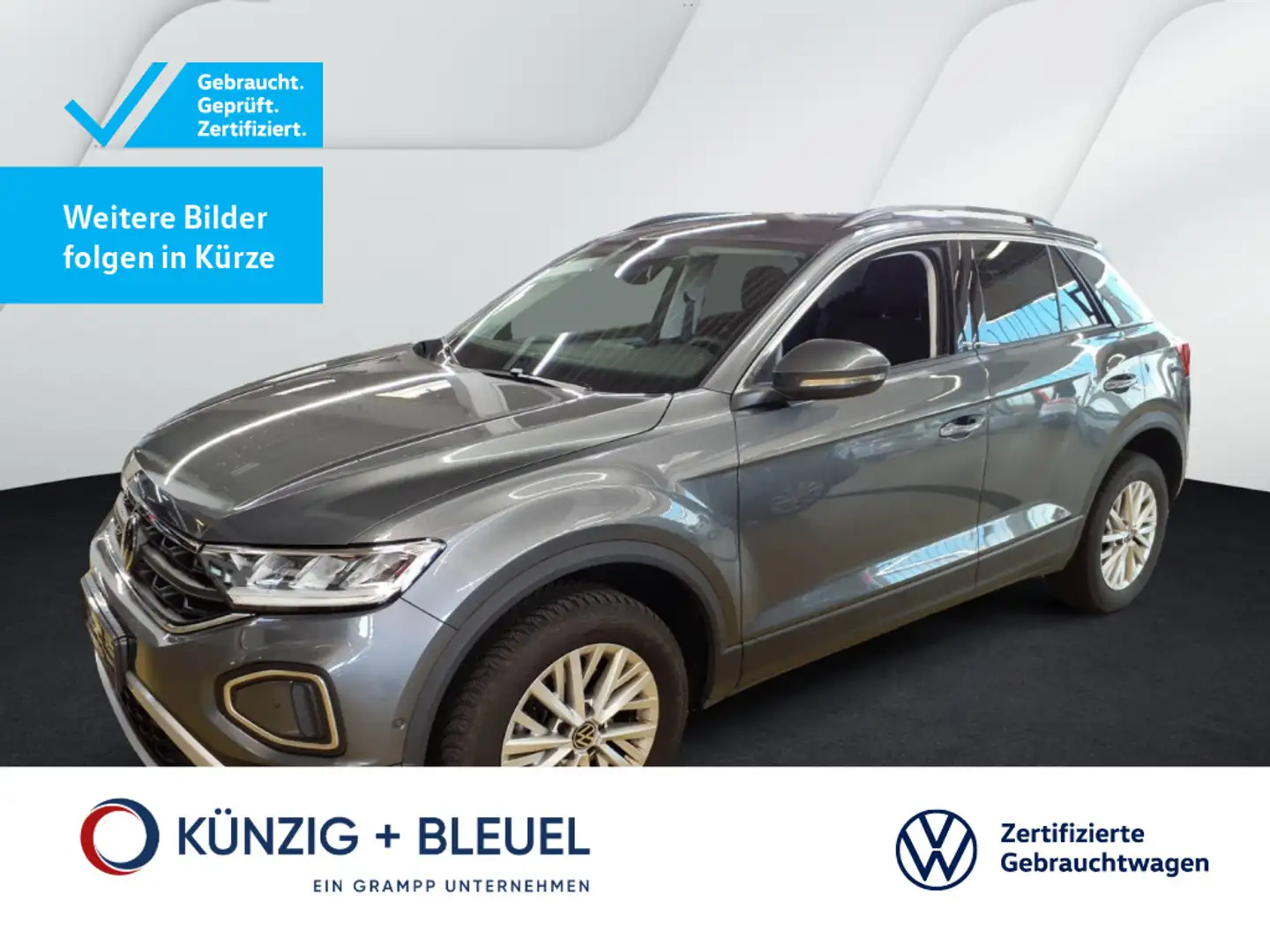 Volkswagen T-Roc T-ROC Life 1,0 TSI Nav*LED*SHZ*CarPlay* Grau - 1