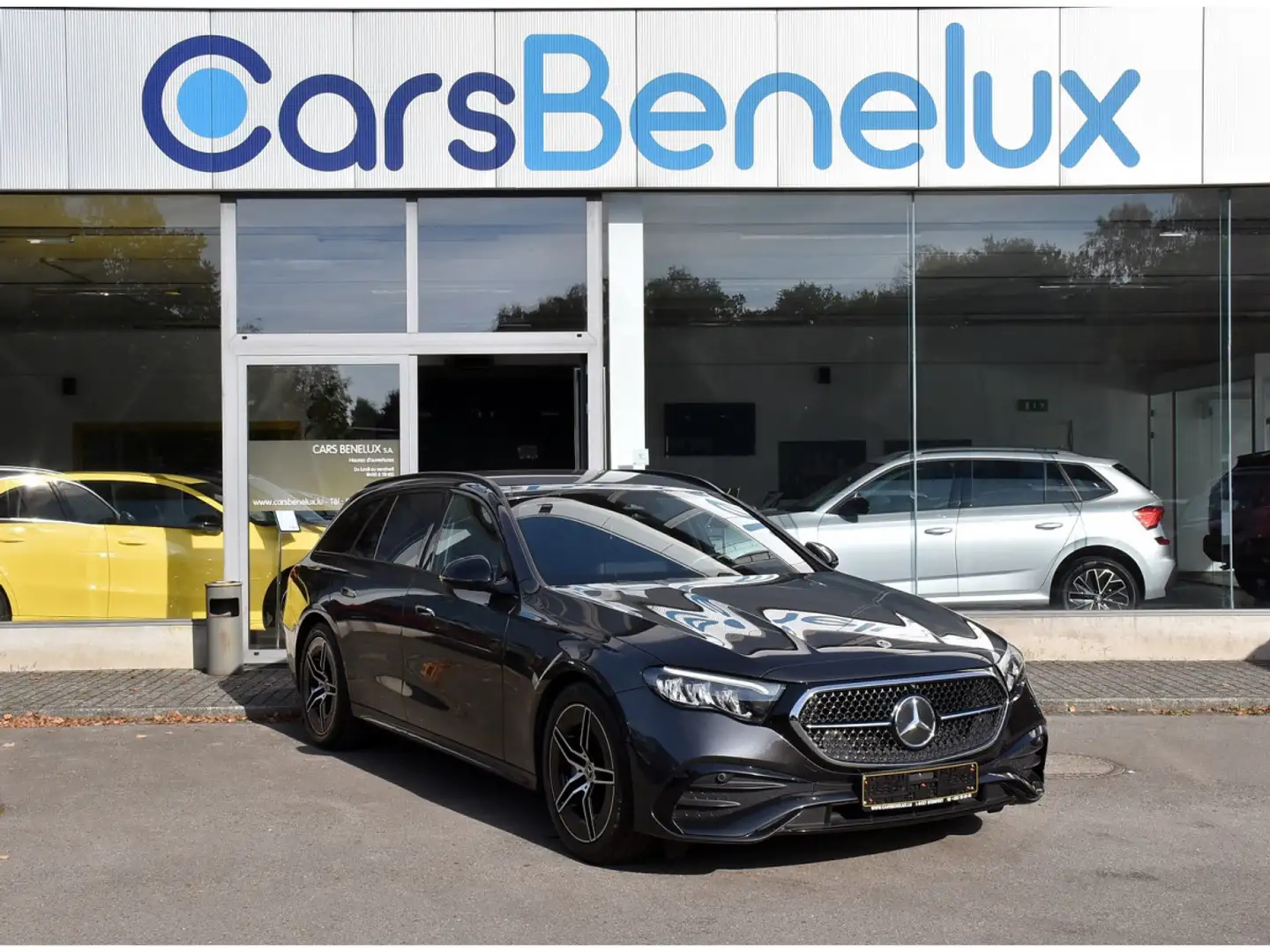 Mercedes-Benz E 220 CDI Break 4Matic AMG Line 9G DIST ATT RMQ SIDE CAM Gris - 1