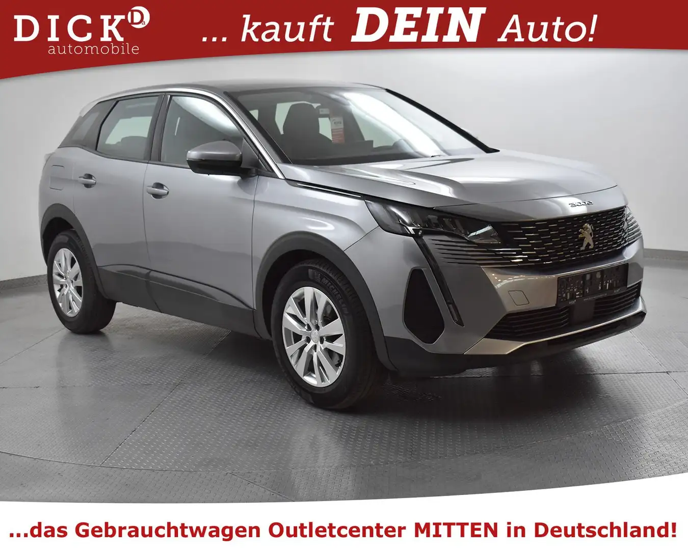 Peugeot 3008 1.2 e-THP Active Pack NAV+LED+KAM+TEM+VIRTU Szürke - 1