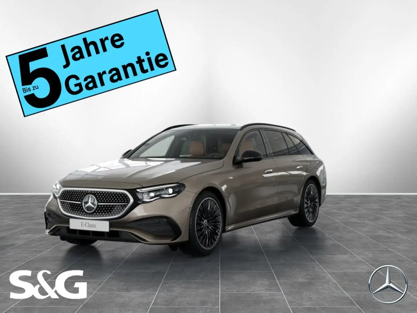 Mercedes-Benz E 300 de T AMG Distron+360°+DIG-LED+Pano+AHK+HuD Braun - 1