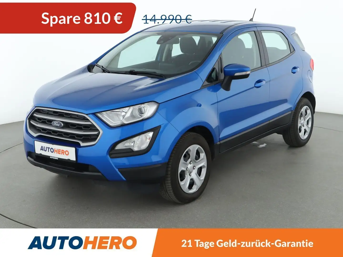 Ford EcoSport 1.0 EcoBoost Trend *TEMPO* Blau - 1
