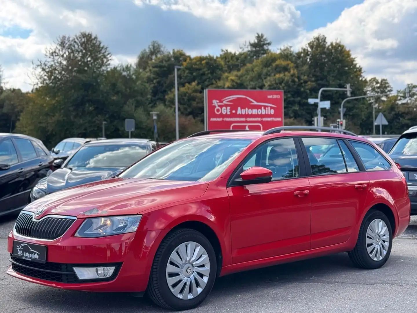 Skoda Octavia 1.6 TDI Combi Ambition/Tempom./1.Hand Rouge - 2