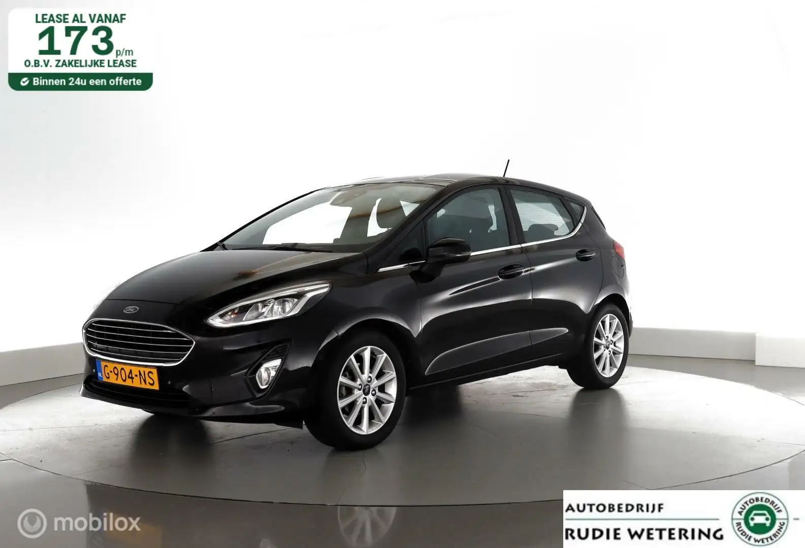 Ford Fiesta 1.0 EcoB. 101pk Titanium SyncIII|nav|cam|ecc|lmv16 Negro - 1