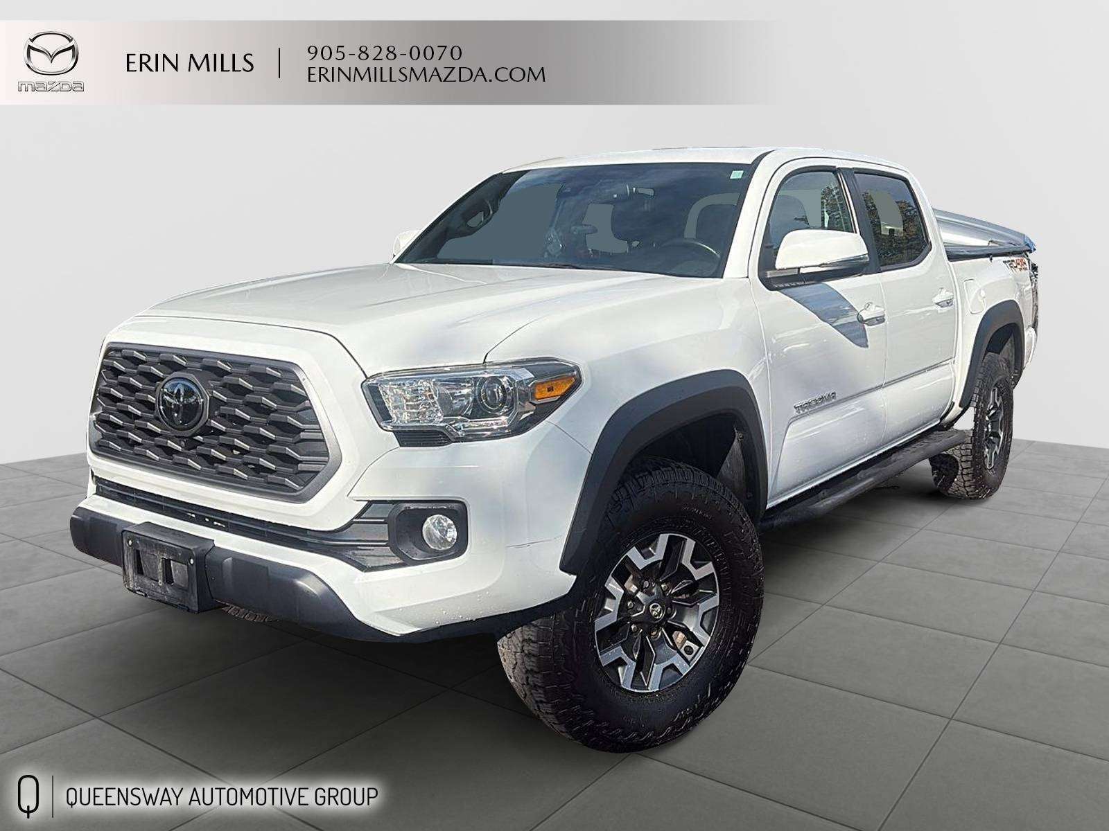 White 2021 Toyota Tacoma Pickup Truck  
