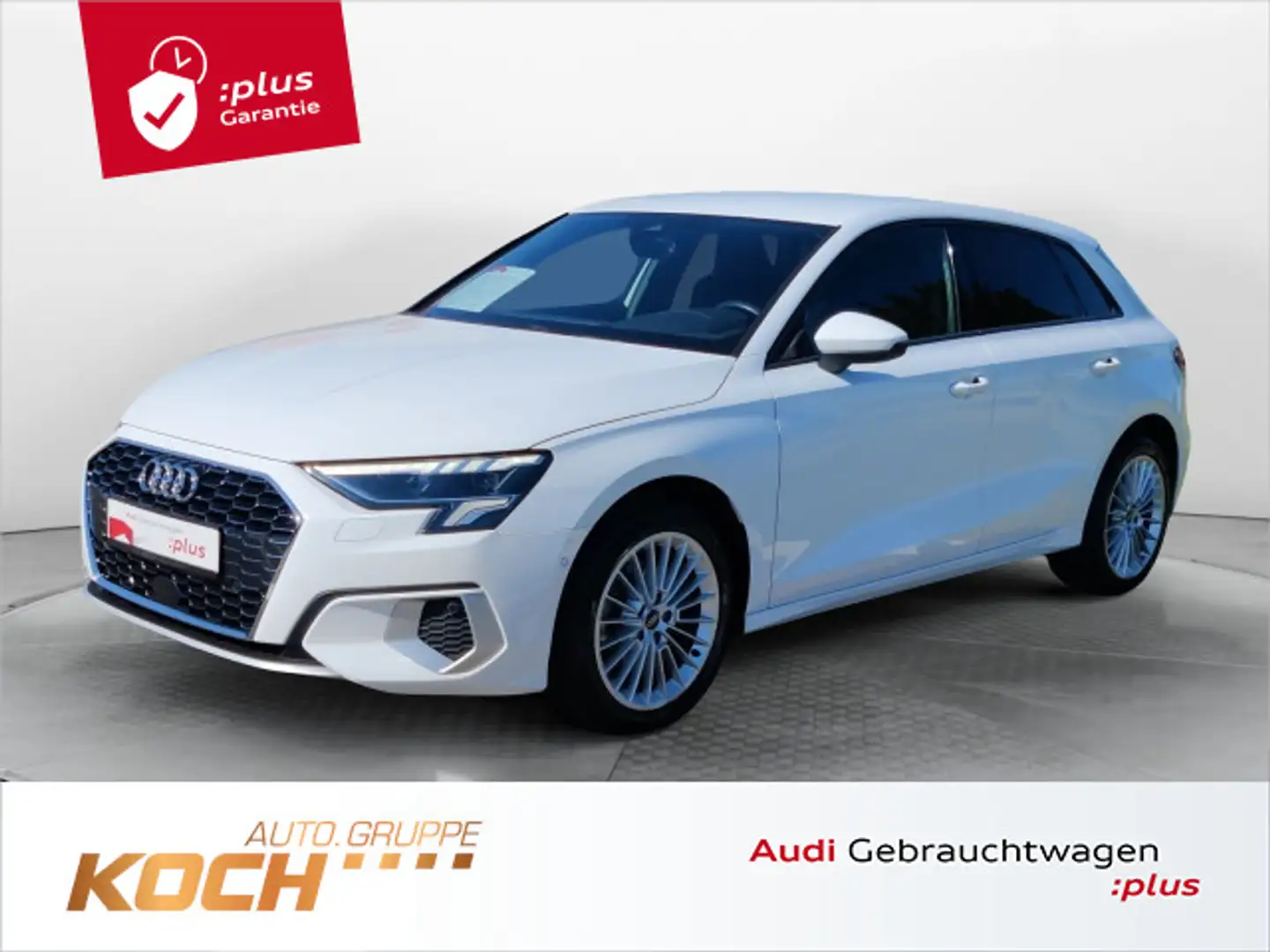 Audi A3 Sportback 30 TFSI S-Tronic Advanced, LED, ACC Blanc - 1
