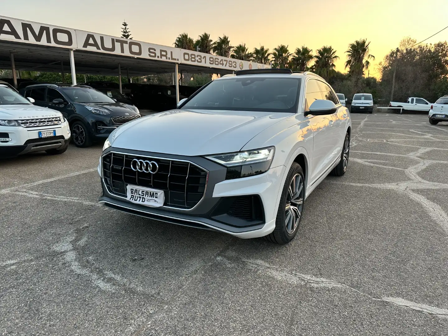Audi Q8 45 TDI S-LINE TETTO APRIBILE Blanc - 1