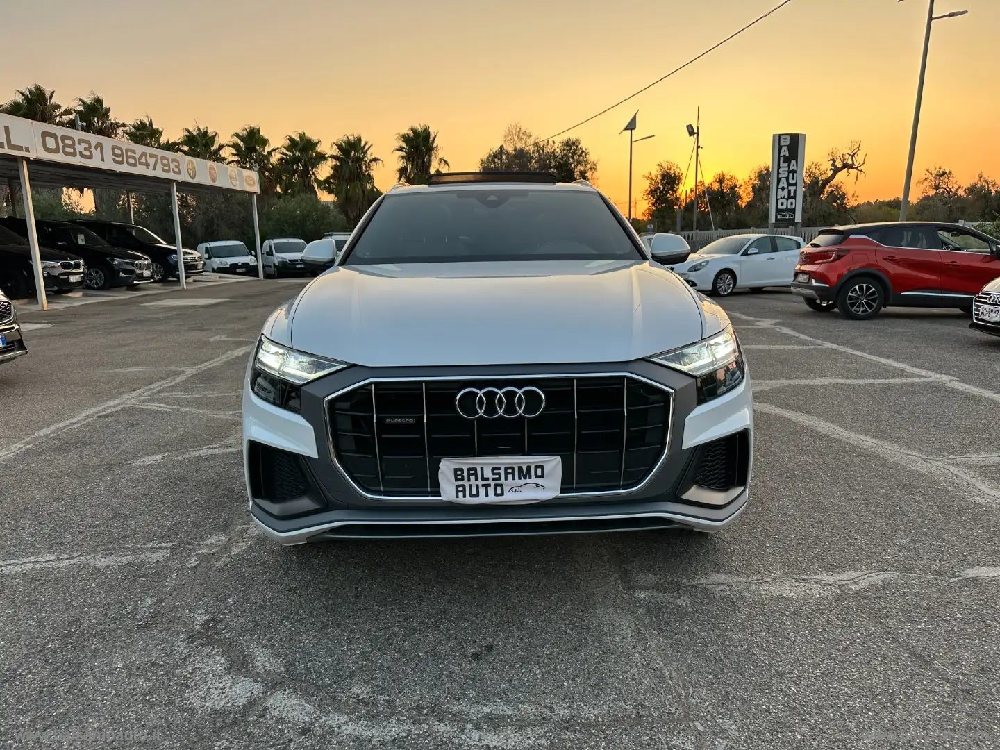Audi Q8 45 TDI S-LINE TETTO APRIBILE Blanc - 2