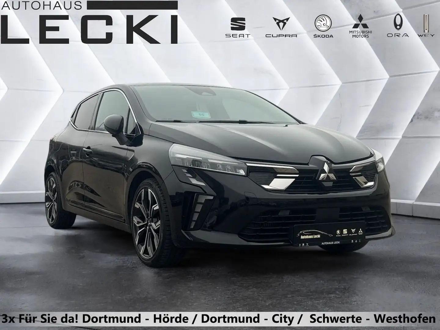 Mitsubishi Colt Intro Edition Turbo *SCHWENKB. AHK*SHZ*NAVI*PDC* Schwarz - 1