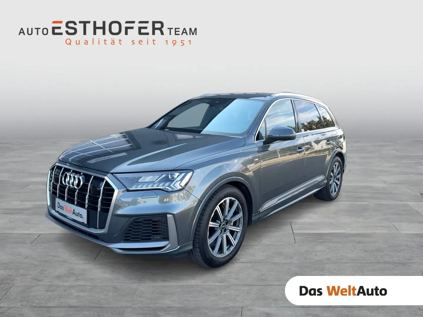 Audi Q7 55 TFSI e quattro S line Grau - 1