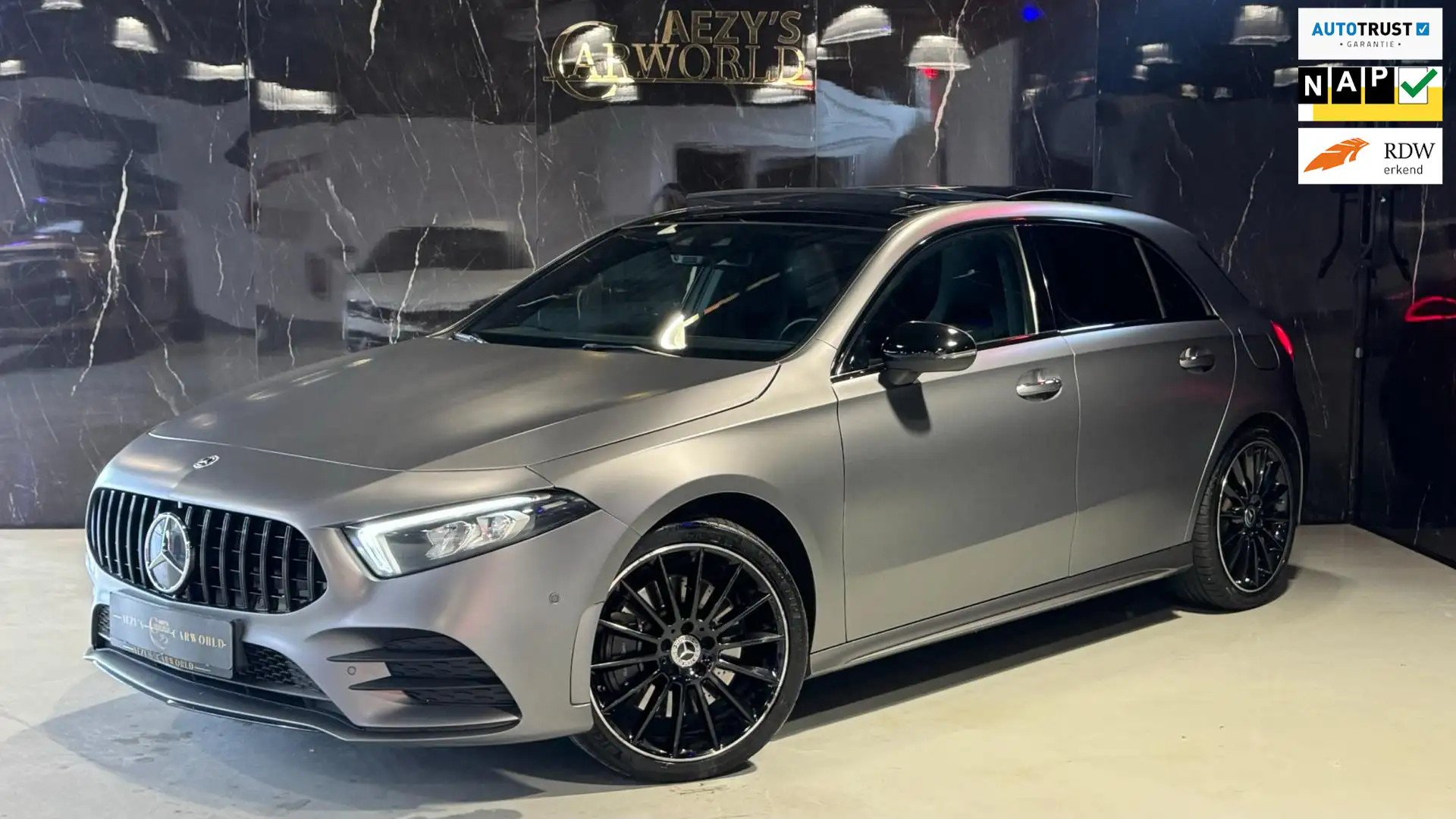 Mercedes-Benz A 250 AMG |PANO|KEYL|SFEER|CAM|ACC|LED Grijs - 1