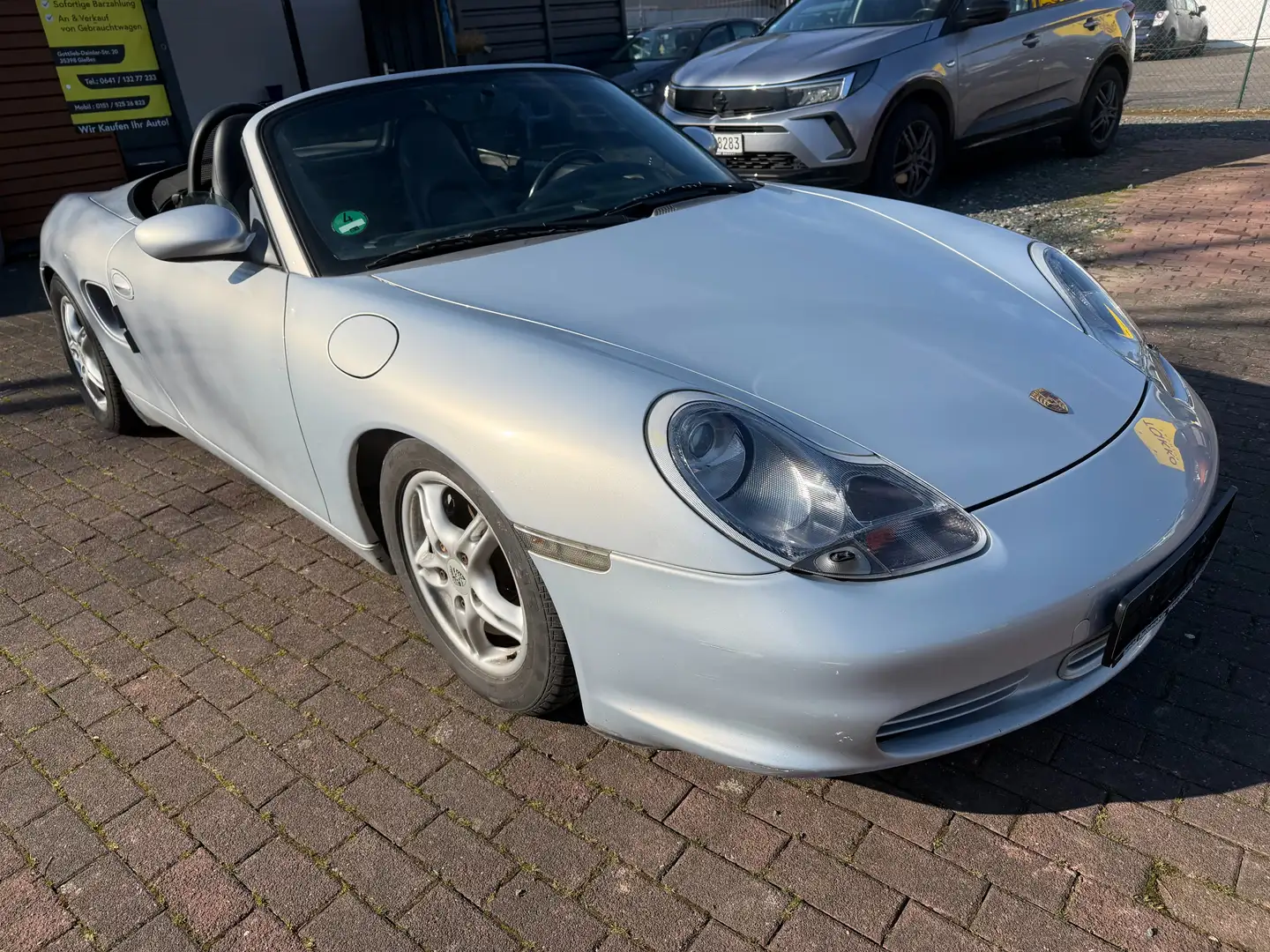 Porsche Boxster S/Cabrio/Neu TÜV/Scheckheft/3.Hand/Leder Grau - 1