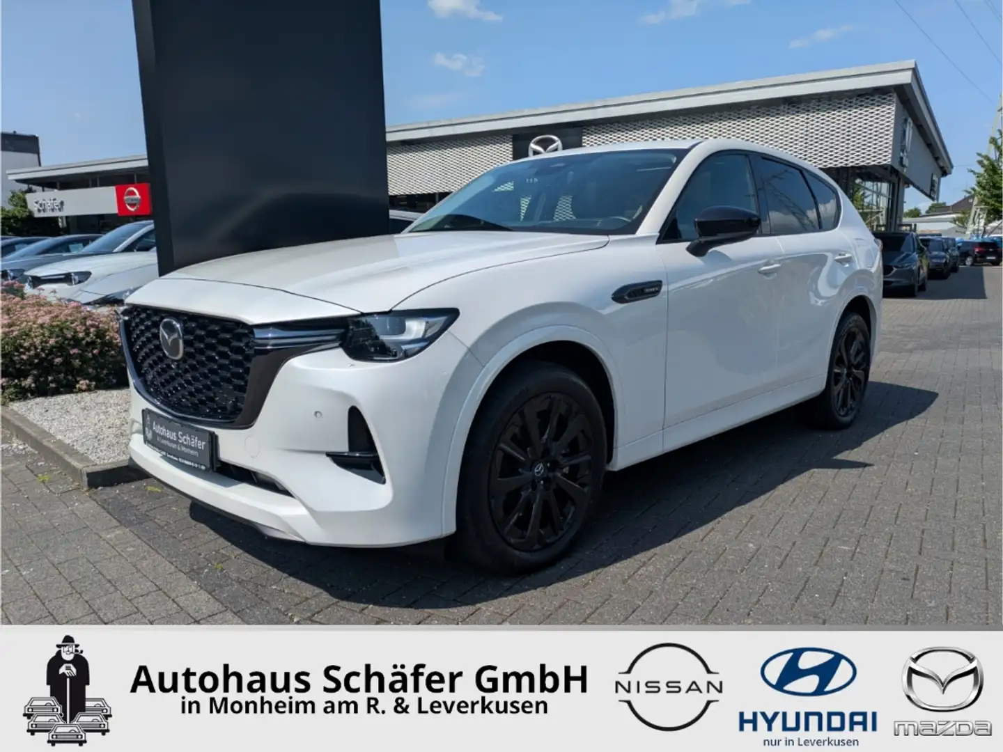 Mazda CX-60 Homura HUD Panorama 360 Kamera Klimasitze Navi Led Weiß - 1