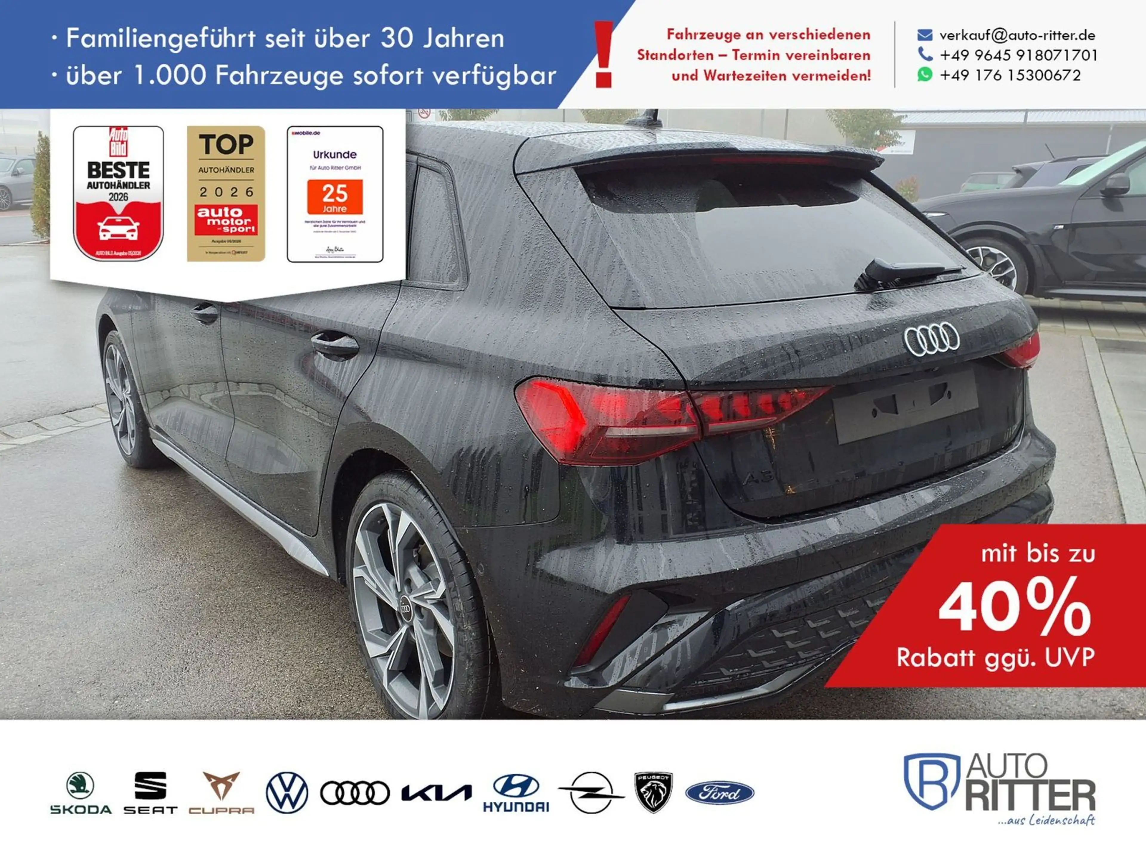Audi A3 Sportback S Line ACC|AHK|RFK|LED|Carplay|K... — photo 2