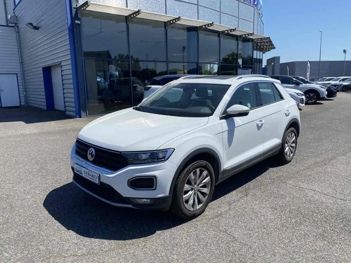 Volkswagen T-Roc 1.5 TSI EVO 150CH CARAT DSG7 Blanco - 1