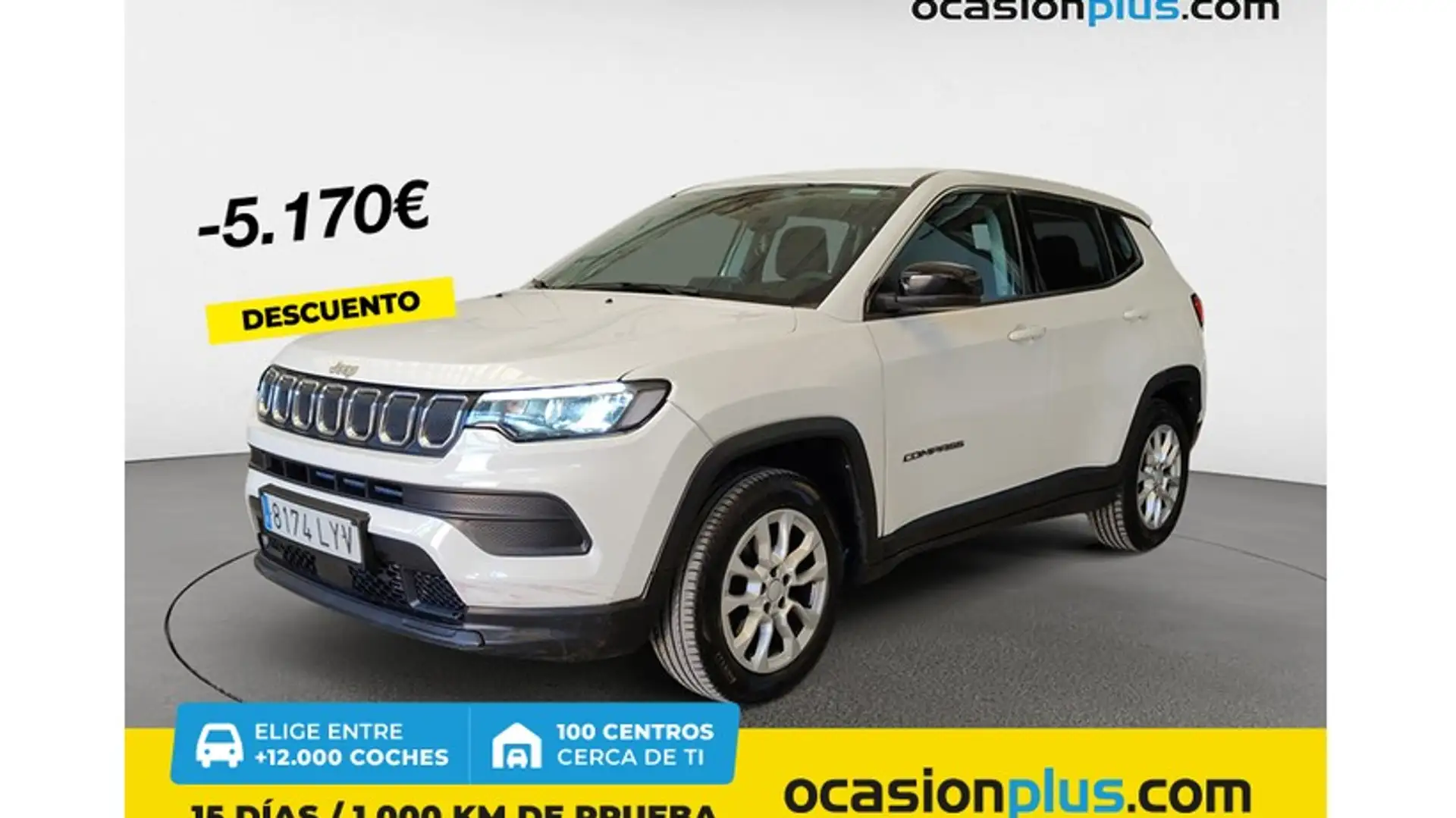 Jeep Compass 1.6 Mjt Longitude FWD Blanco - 1
