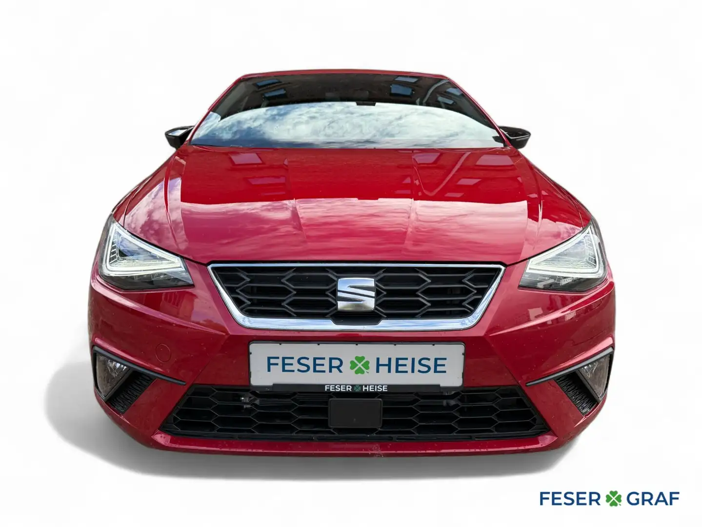 SEAT Ibiza 1.0 TSI FR LED/Sitzhzg./Navi/Klima Rot - 2
