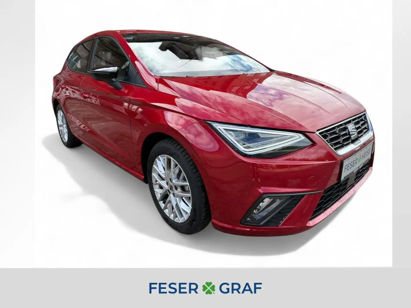 SEAT Ibiza 1.0 TSI FR LED/Sitzhzg./Navi/Klima Rot - 1