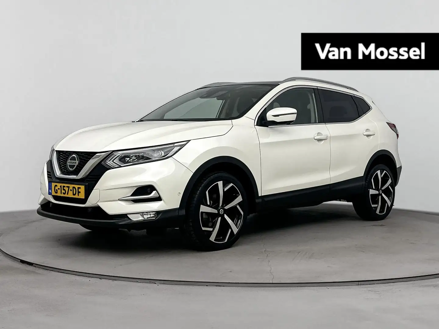 Nissan Qashqai 1.3 DIG-T Tekna 140PK | Navigatie | Half-Leder | 3 Weiß - 1