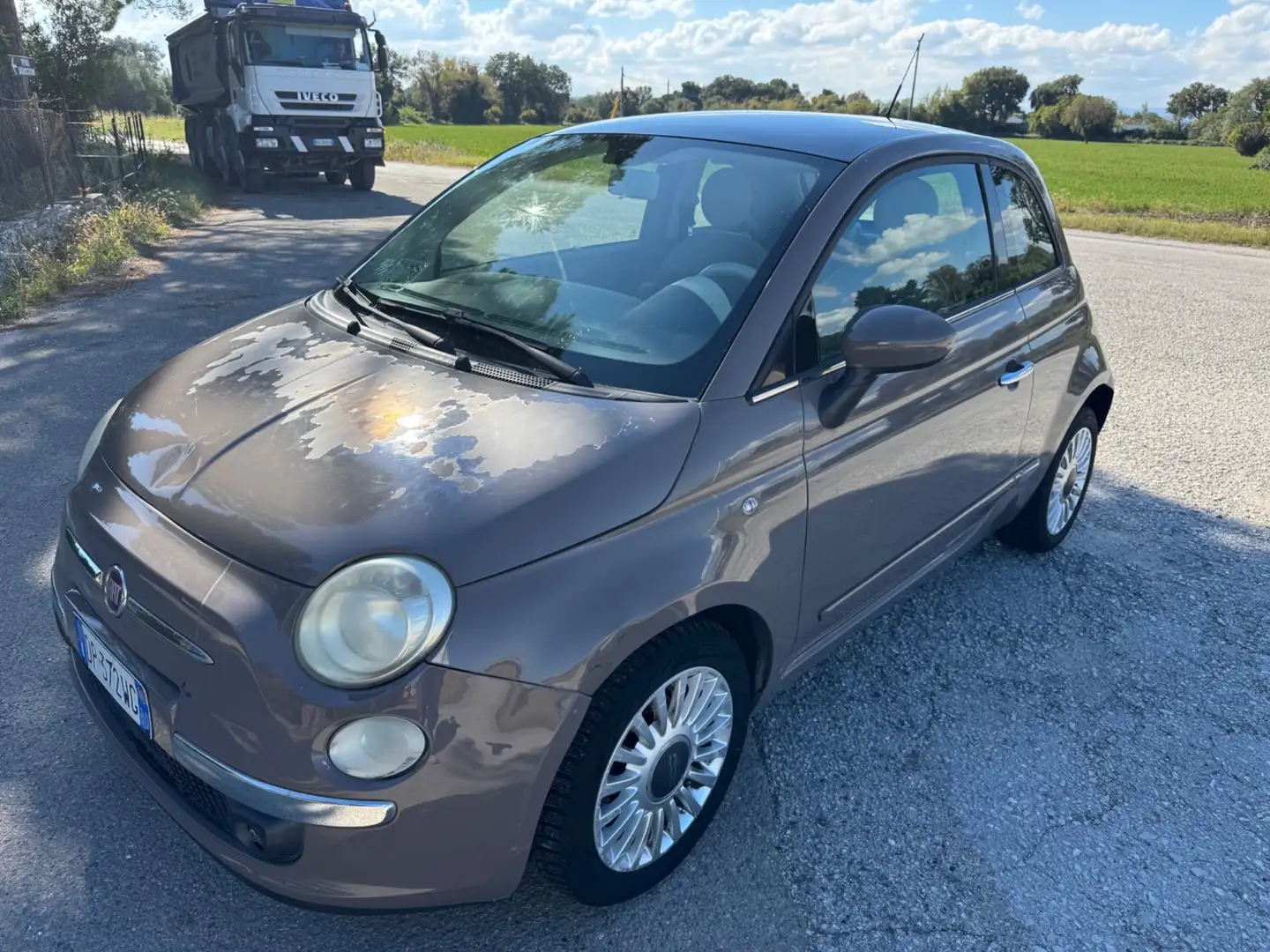 Fiat 500 500 1.2 Lounge Beige - 1