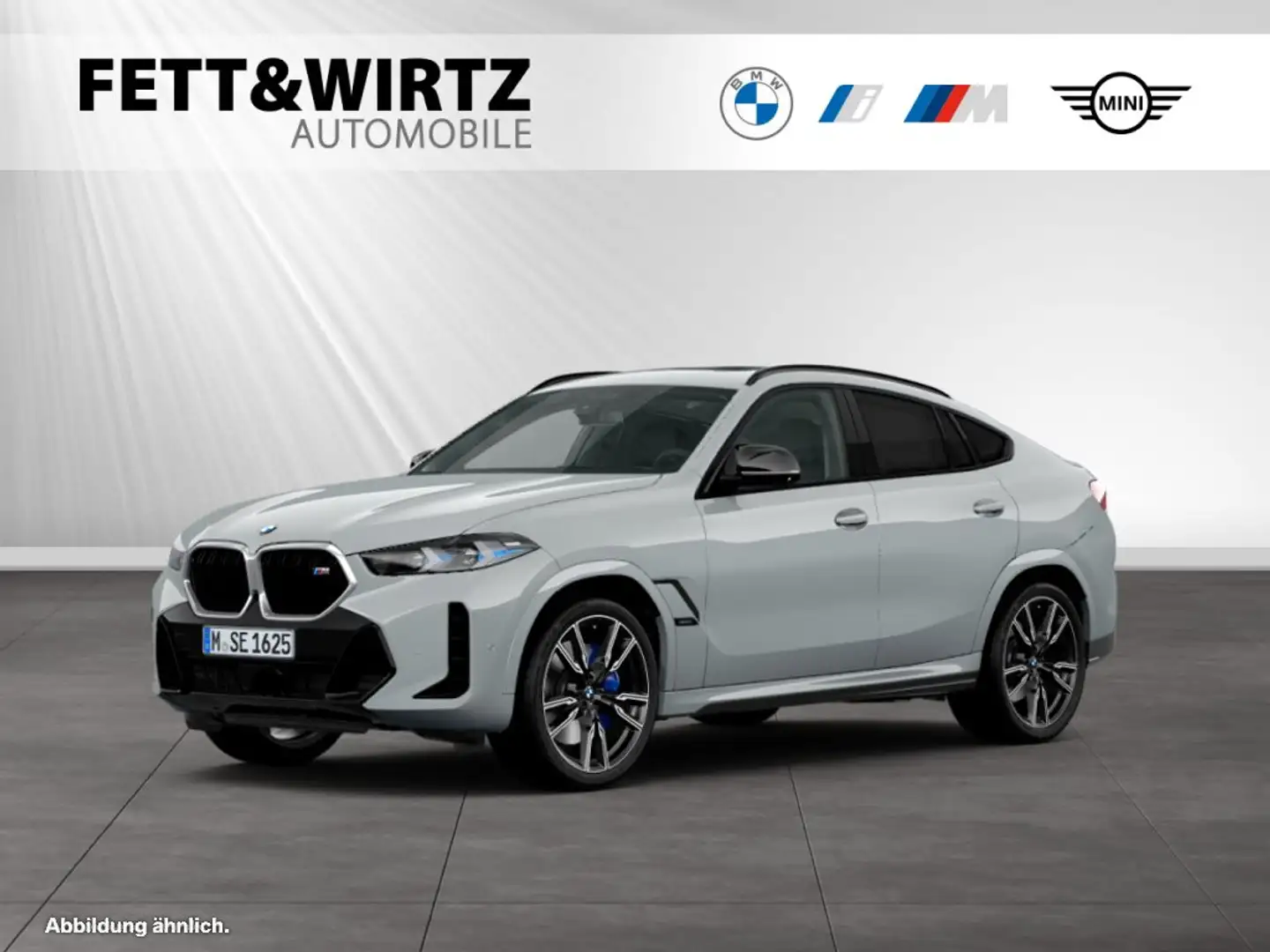 BMW X6 M60i xDrive Pano|AHK|B&W|Standhzg.|Autobahnass. Grau - 1