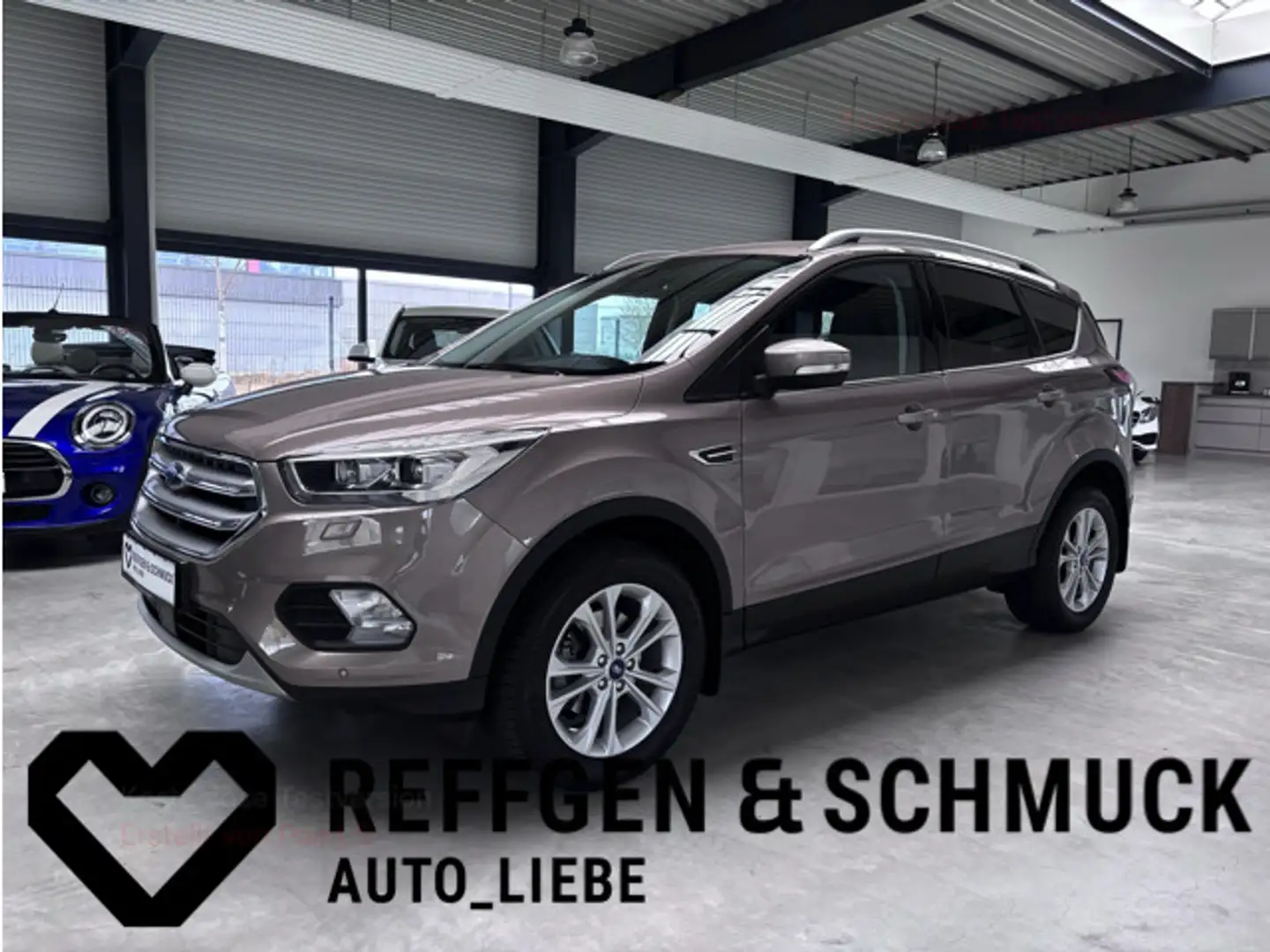 Ford Kuga TITANIUM DESIGN+LEDER+NAVI+XENON+KAMERA+ACC Zilver - 1