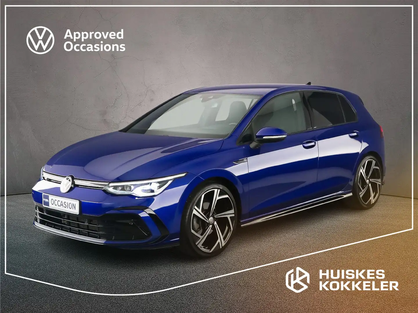 Volkswagen Golf R-Line 1.5 eTSI 150pk DSG Automaat Adaptive cruise Blauw - 1