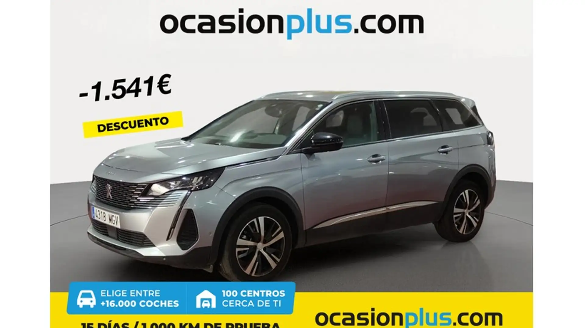 Peugeot 5008 1.2 PureTech S&S Allure 7 pl. 130 Grijs - 1