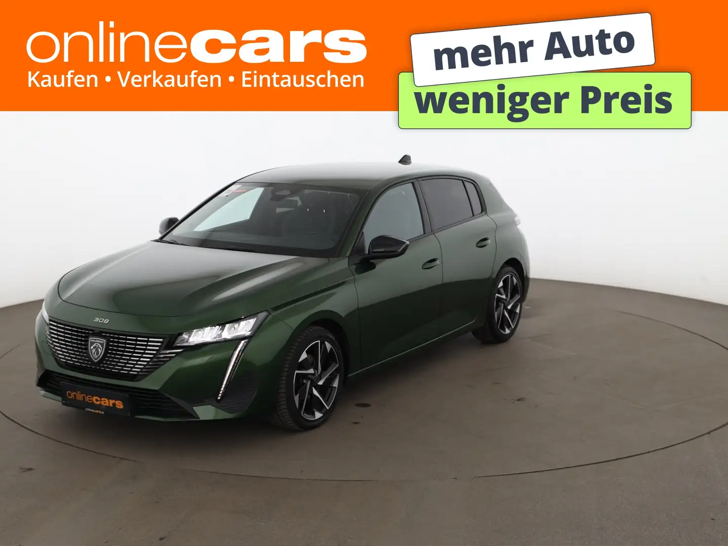 Peugeot 308 1.5 BlueHDi 130 Allure LED NAVI LEDER R-CAM Grün - 1