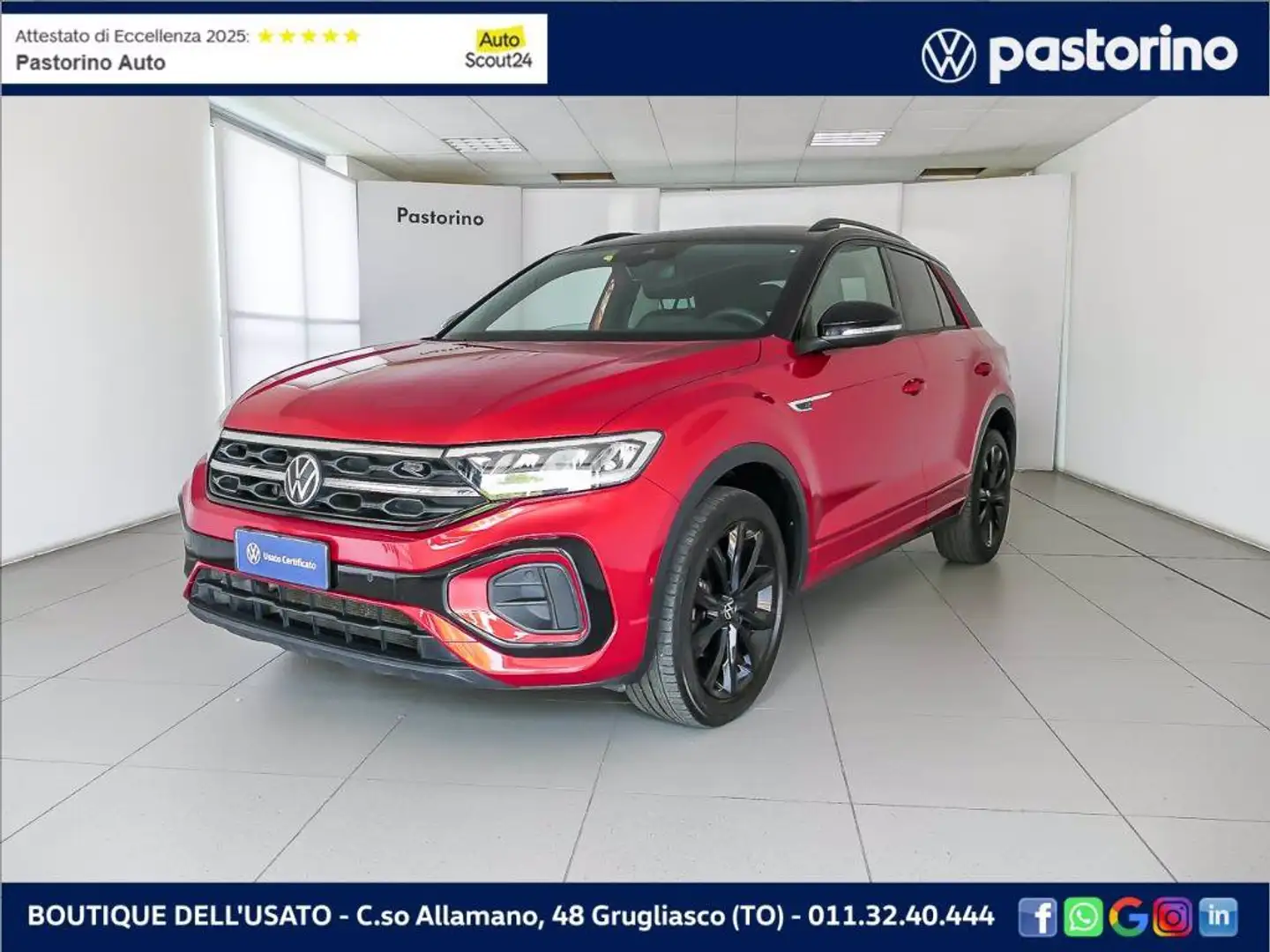 Volkswagen T-Roc 1.0 TSI R-LINE 110CV Schwarz - 1