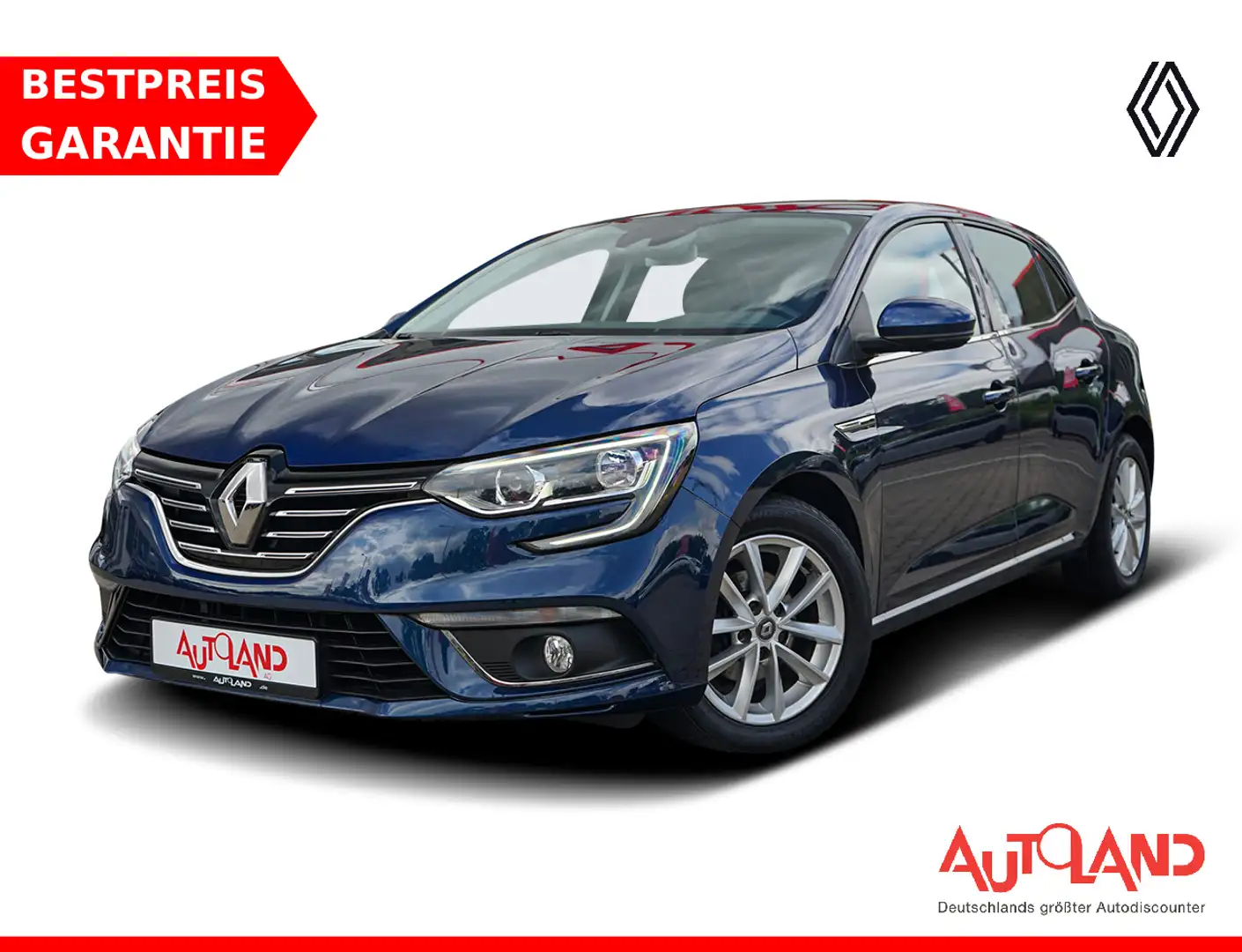 Renault Megane 1.2 TCE Intens Navi Android Apple DAB Blau - 1