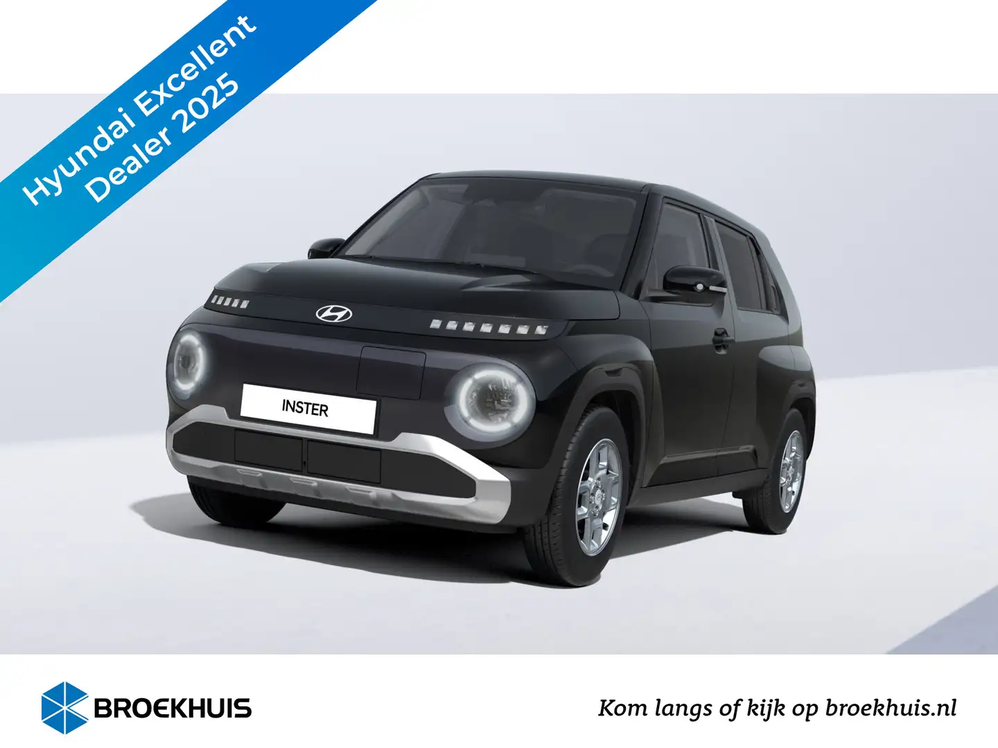 Hyundai Inster Pulse 49 kWh | vanaf € 293,- Private Lease !! Zwart - 1