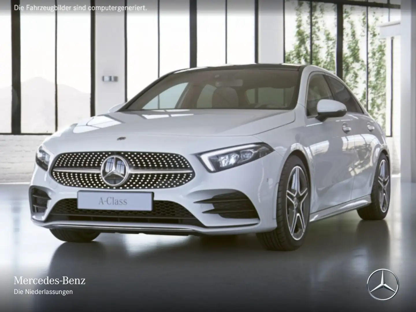 Mercedes-Benz A 250 e Lim AMG+360°+LED+TOTW+8G Weiß - 2