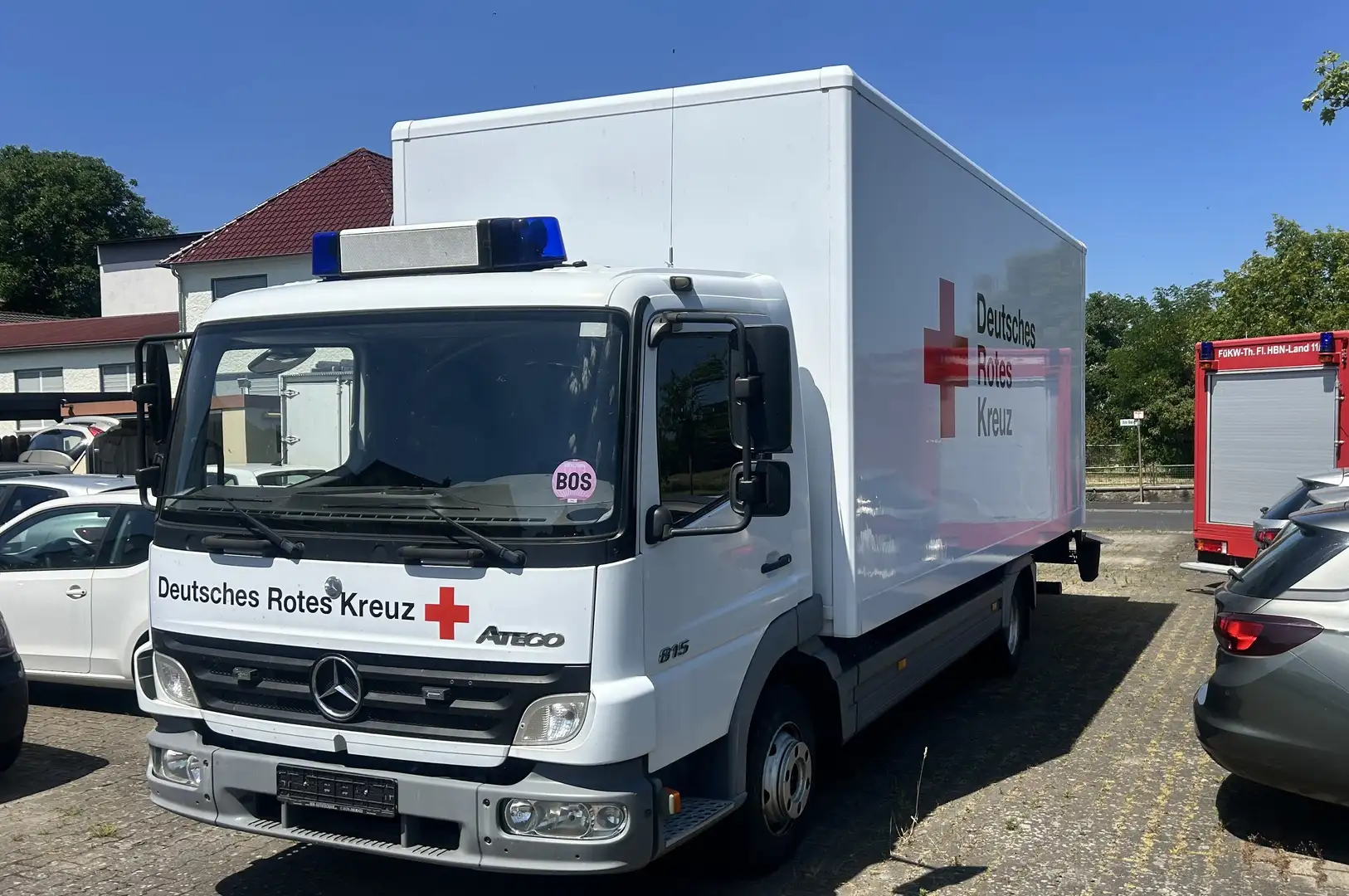 Mercedes-Benz Atego 2 Typ 815 Koffer mit LBW. Guter Zustand. Wit - 1