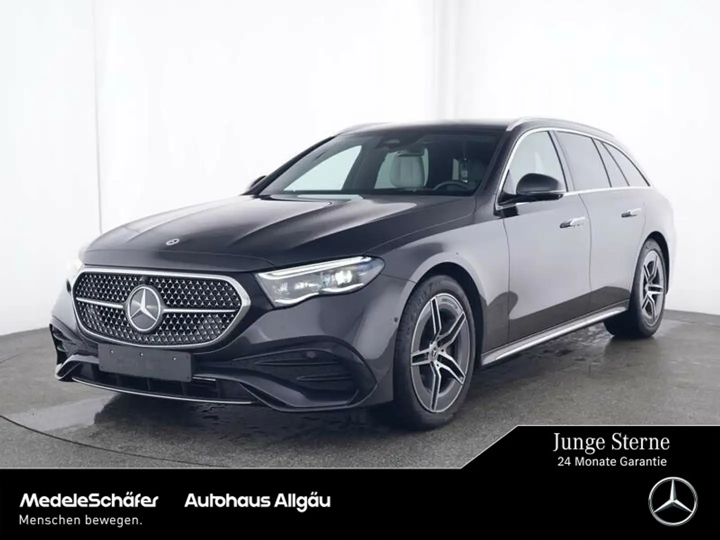 Mercedes-Benz E 450 E 450 T 4M AMG Massage AHK NAPPA Sitzklima NP102 Gris - 1