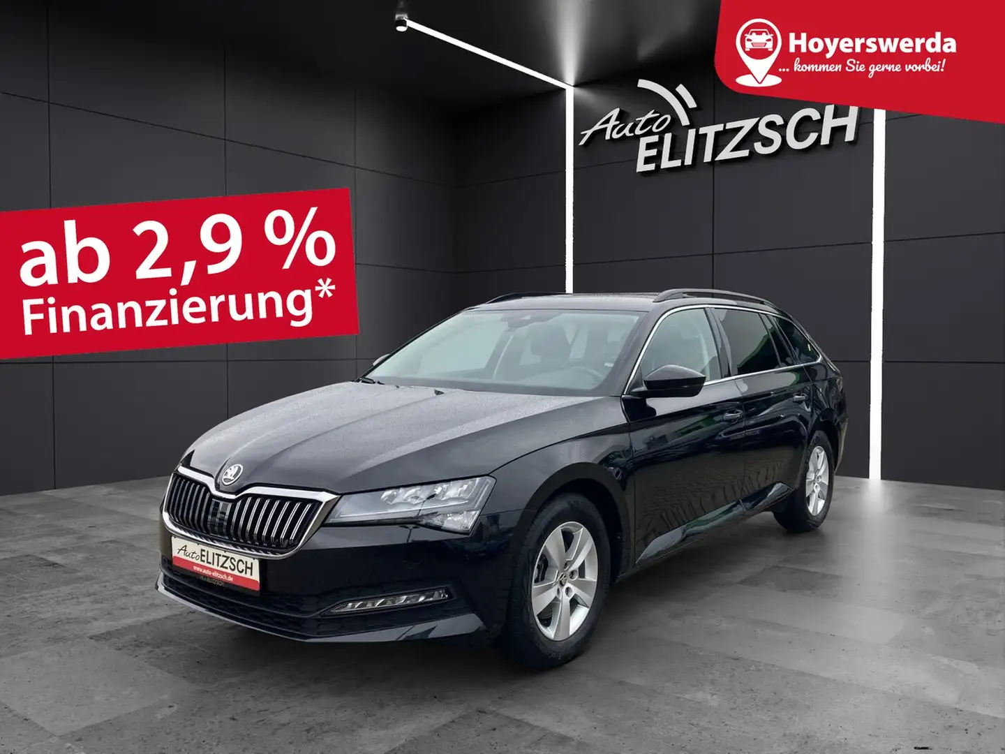 Skoda Superb Combi TDI Ambition DSG LED Navi AID ACC RFK SH Schwarz - 1