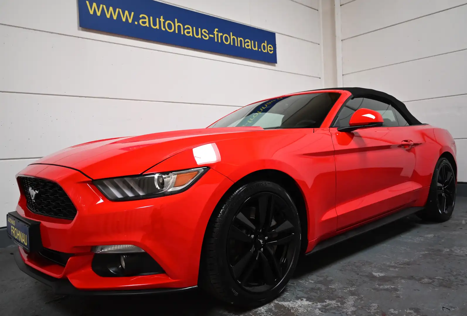Ford Mustang Vollleder 19" Alu Apple CarPlay Tempomat PDC Rosso - 1