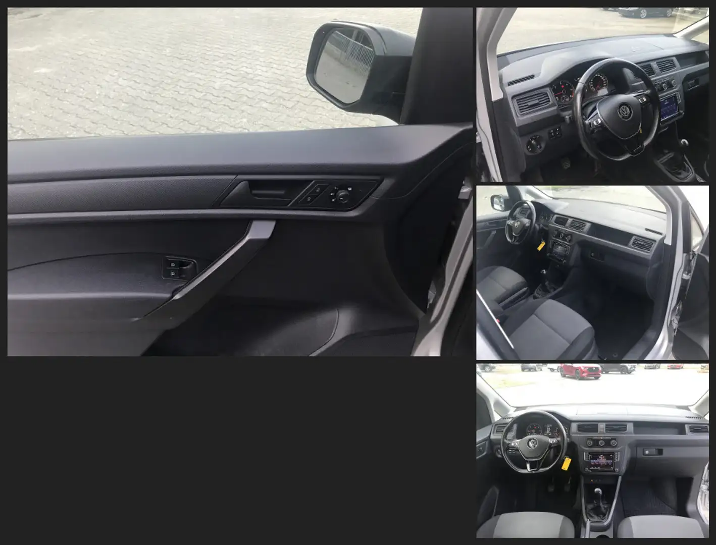 Volkswagen Caddy Maxi 2.0 TDI Kombi, PDC, AHK, 2.Schiebet. Grau - 2