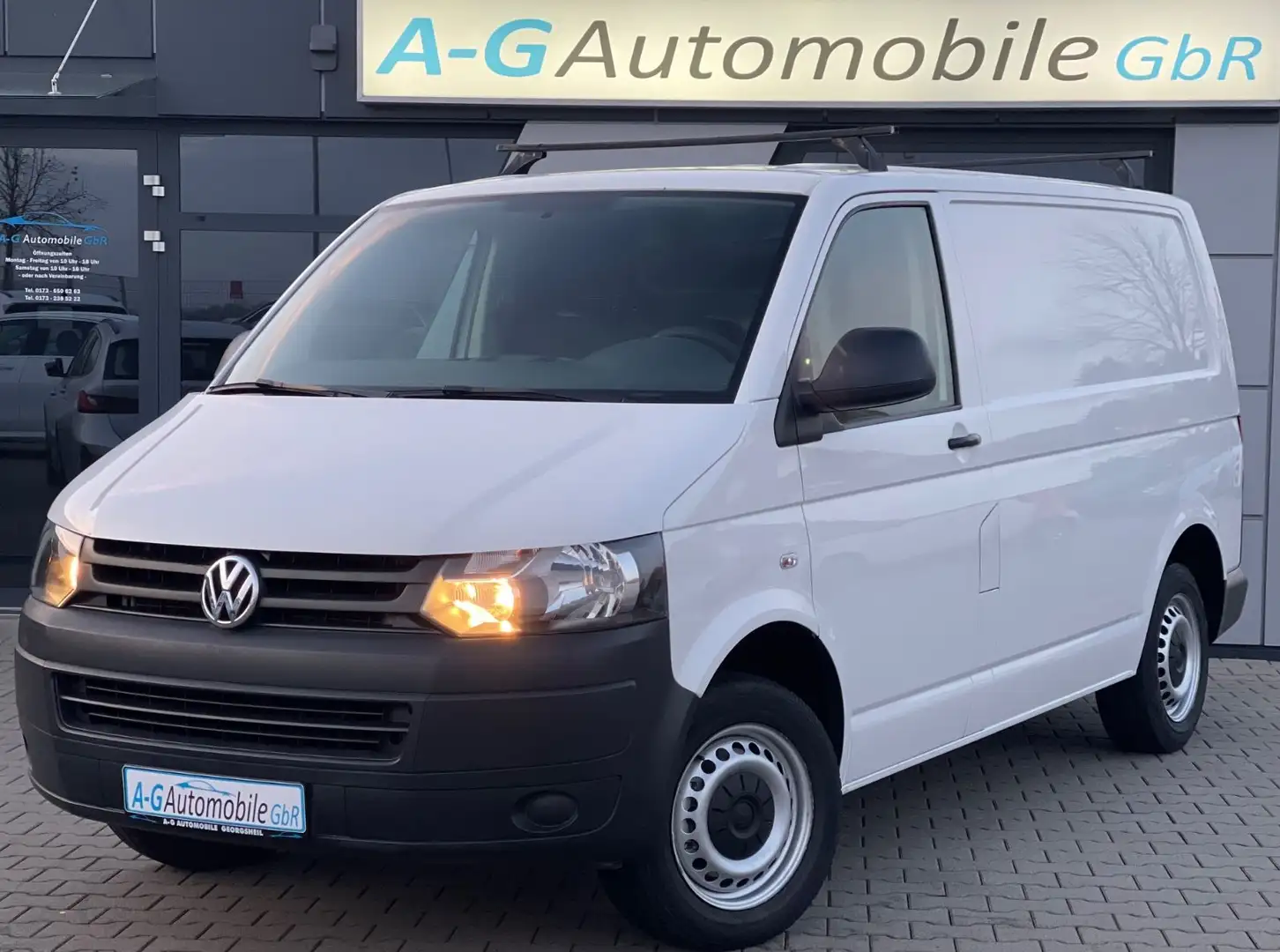 Volkswagen T5 Transporter Kasten-Kombi 3-Sitzer Weiß - 1