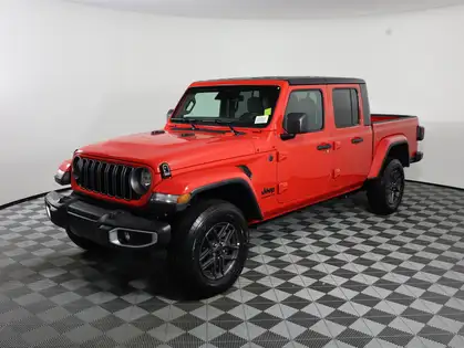Red 2026 Jeep Gladiator Pickup Truck Four-Wheel Drive 8-Speed Automatic