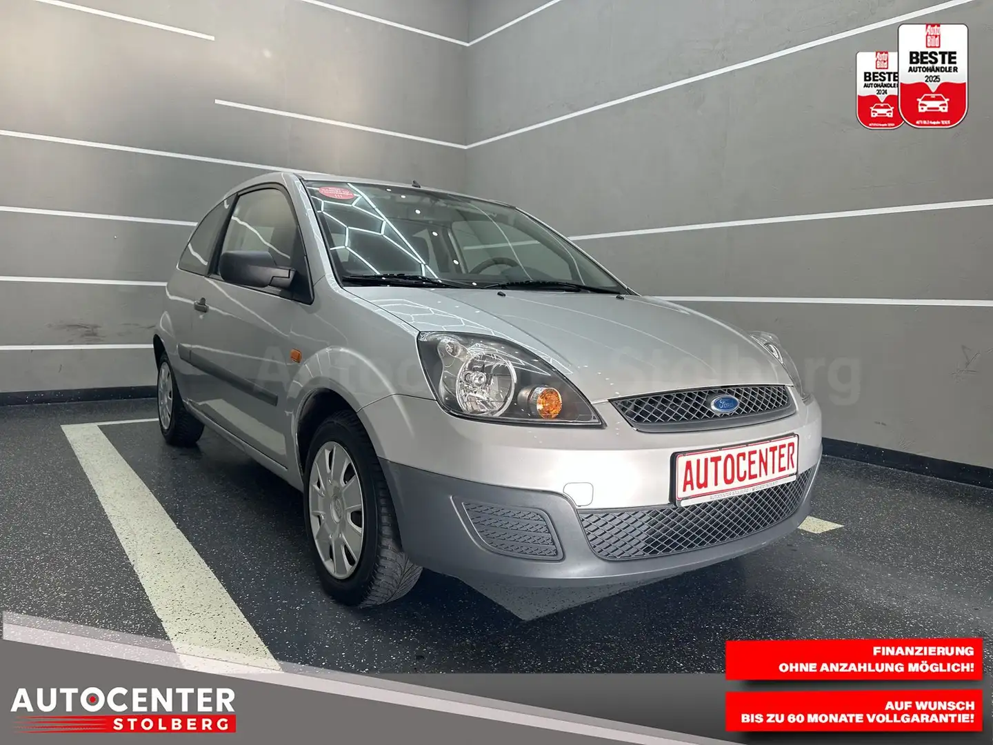 Ford Fiesta Ambiente "WENIG KM-KLIMA-AUX IN" Zilver - 2