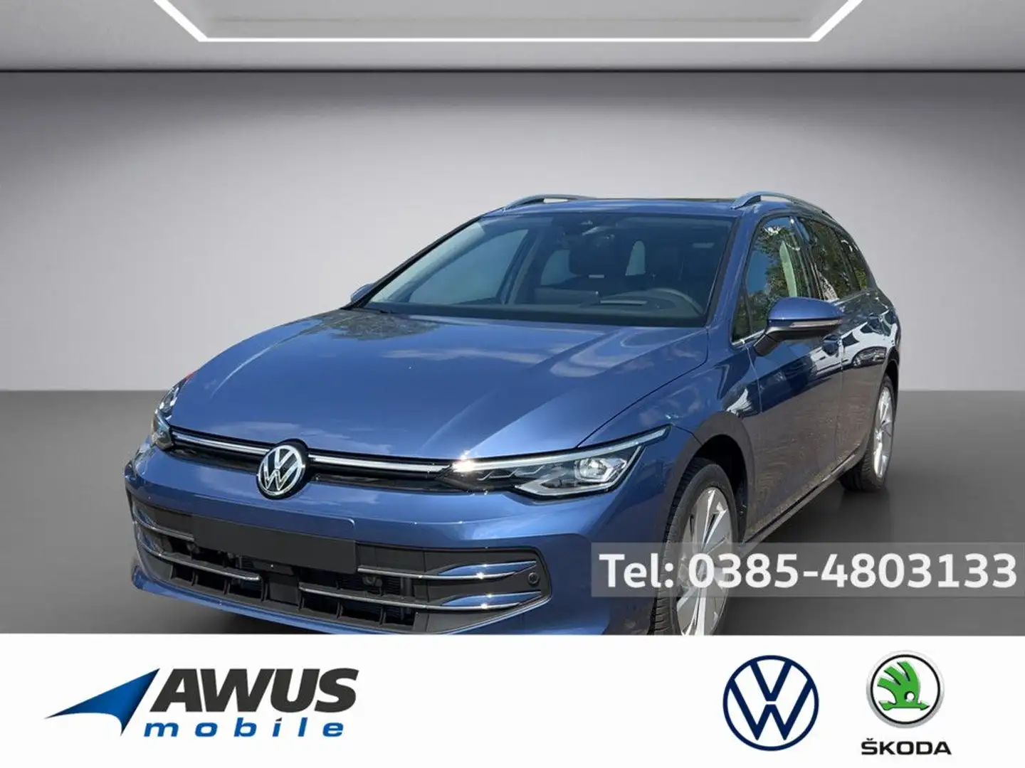 Volkswagen Golf VIII Variant 1.5eTSI DSG Style AHK Blau - 1