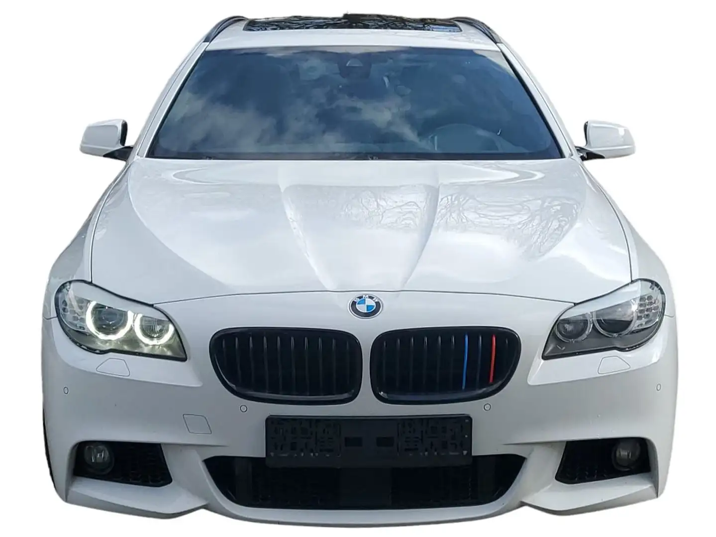 BMW 535 535d Touring M Sport-Aut. Blanc - 1