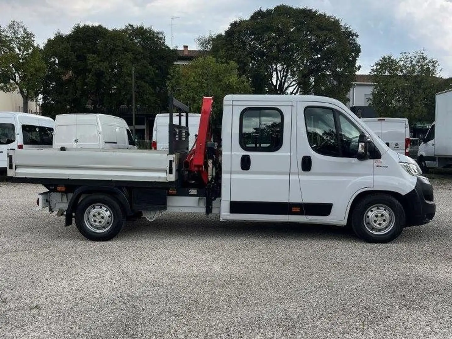 Fiat Ducato Maxi D.Cab. 2.3 Mjet Cassone Gru Fassi Wit - 2
