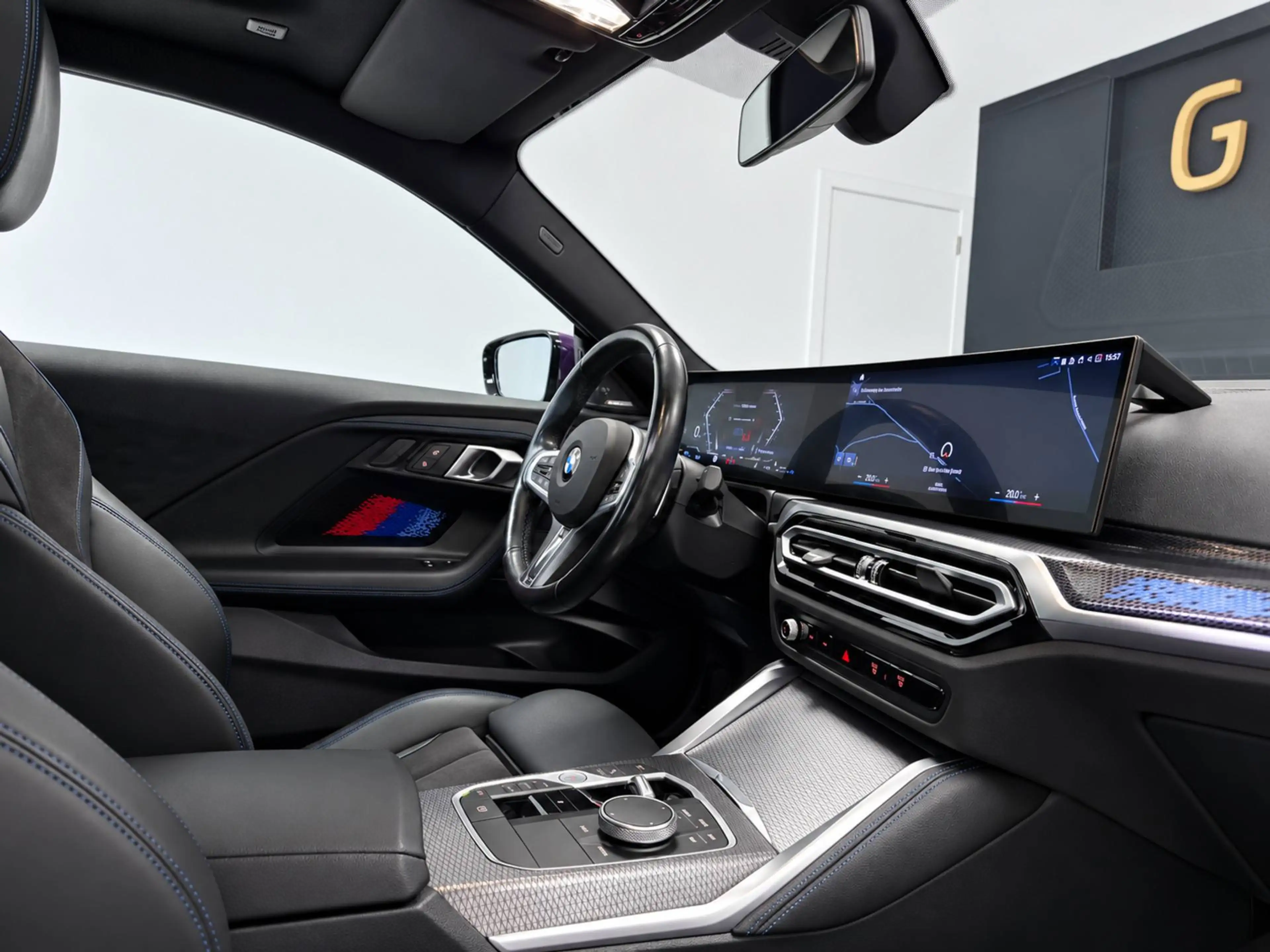 BMW 220 Coupé 220iAS PACK M**TOIT-OUVRANT*GPS+CAMERA*LED*CUIR*GARANTIE* — photo 13