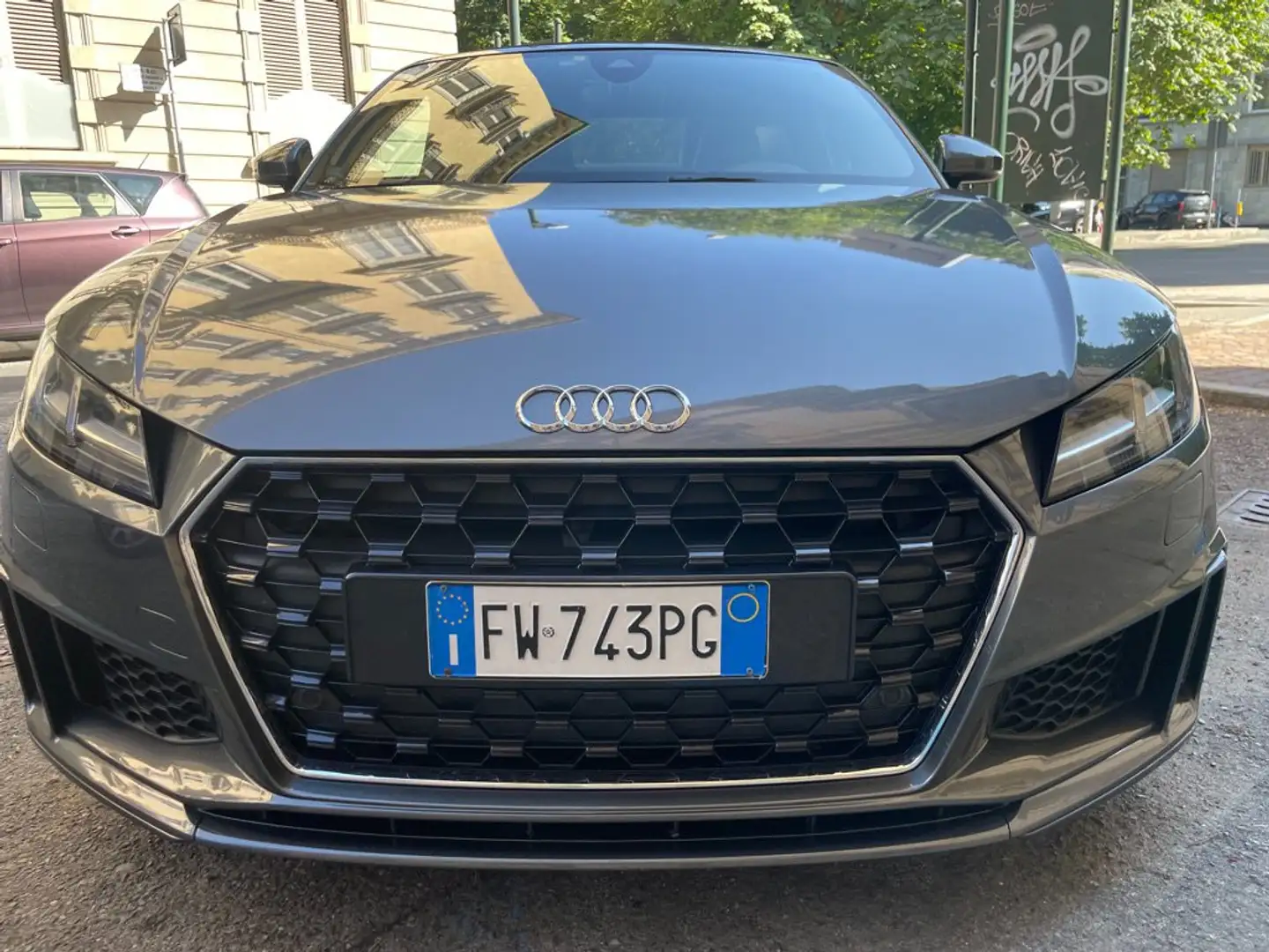 Audi TT Roadster 40 TFSI s-Tronic S-line Gris - 2