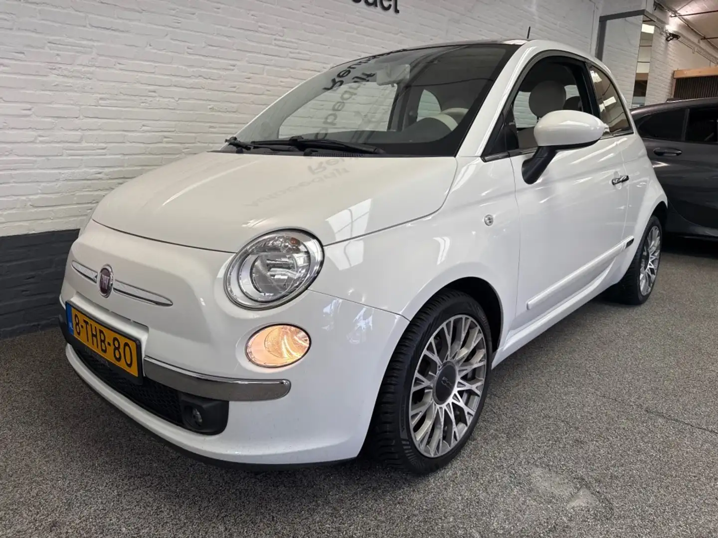 Fiat 500 0.9 TwinAir Lounge Nap Airco Panodak Leer Incl 12M Wit - 2