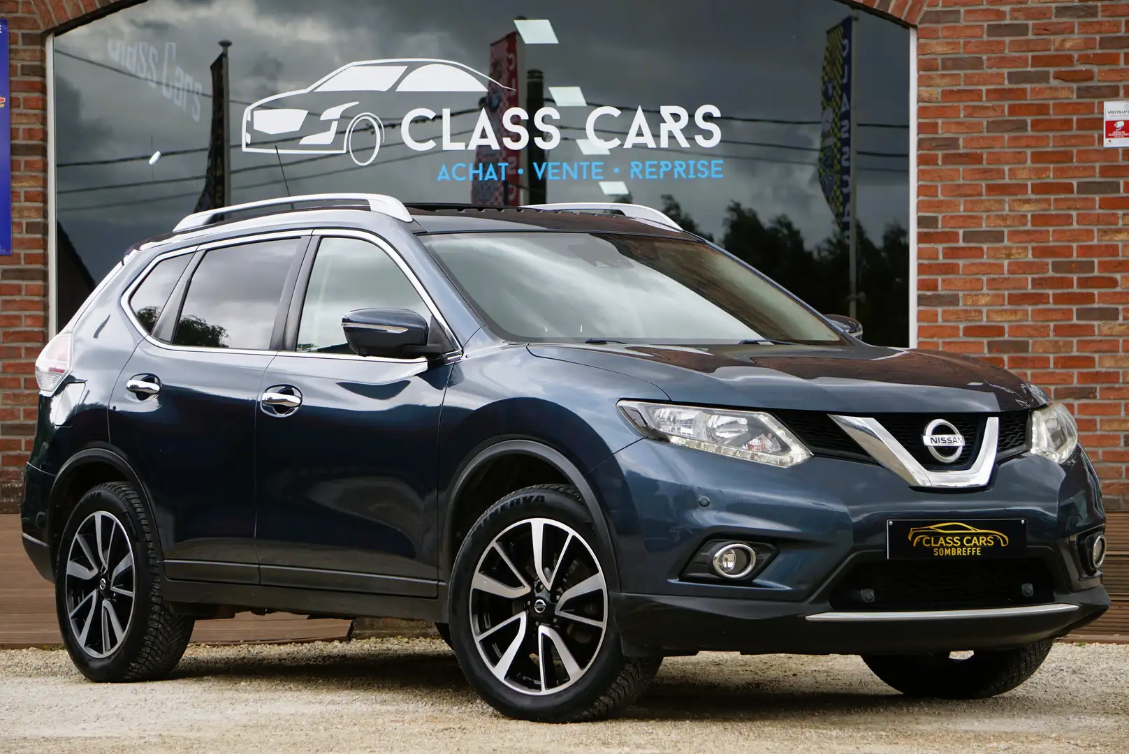 Nissan X-Trail 1.6 dCi 7 PLACES 1°MAIN TOIT-PANO NAVI-CAM 6B Blauw - 2